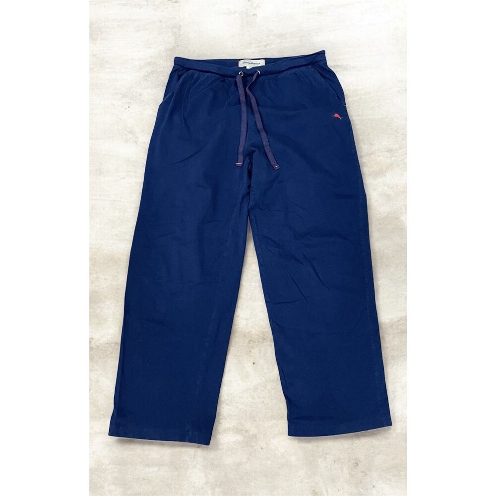 Tommy Bahama Lounge Pants Men’s Size Medium Blue Sweatpants Drawstring Pockets
